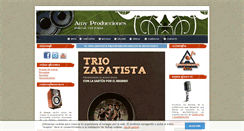 Desktop Screenshot of amyproducciones.com